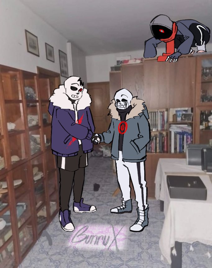 thebunrux's tweet photo. Bad Sanses just being bad Sanses
#undertaleAU #badguysanses https://t.co/91dOzfVroX