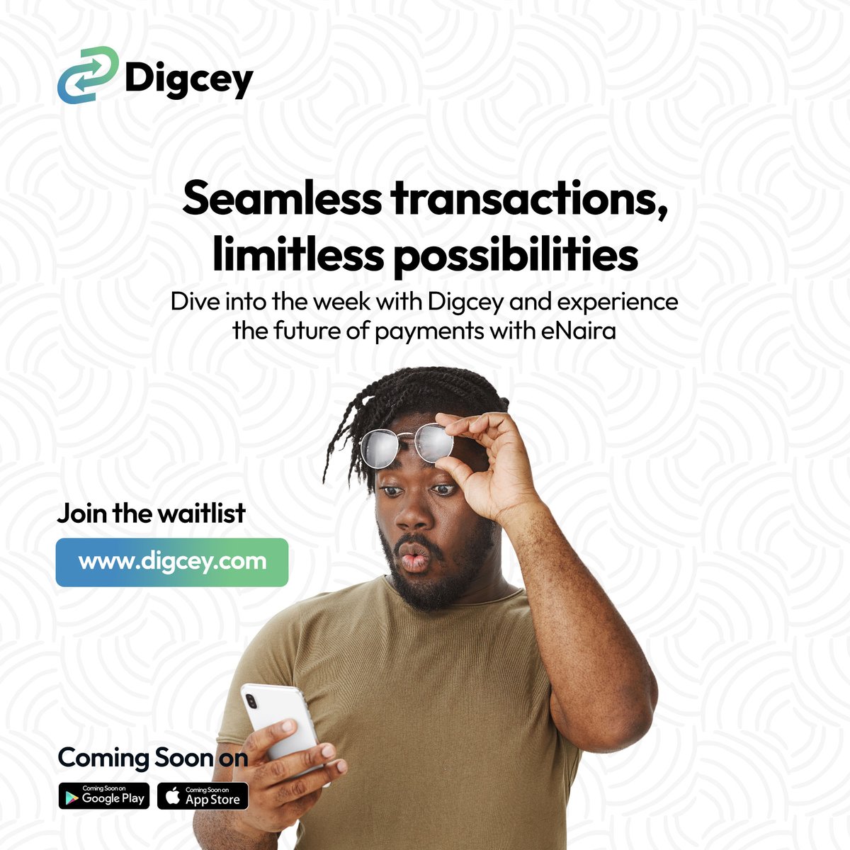 digceyapp's tweet photo. Elevate your week with Digcey and eNairaβwhere transactions are seamless, and possibilities are limitless! πΌπ° Embrace the future of payments and financial empowerment. #FintechMagic #eNairaExperienceΒ #DigceyWallet https://t.co/WV6V0X4ozc