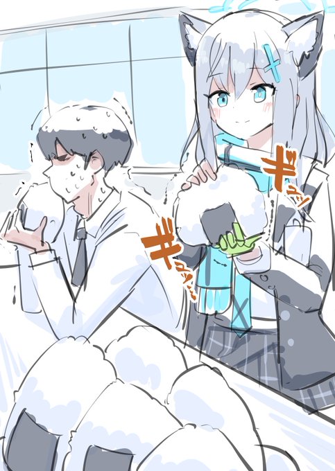 あの・・・シロコちゃん・・・・・・・・・・ #ブルーアーカイブ  #ブルアカ