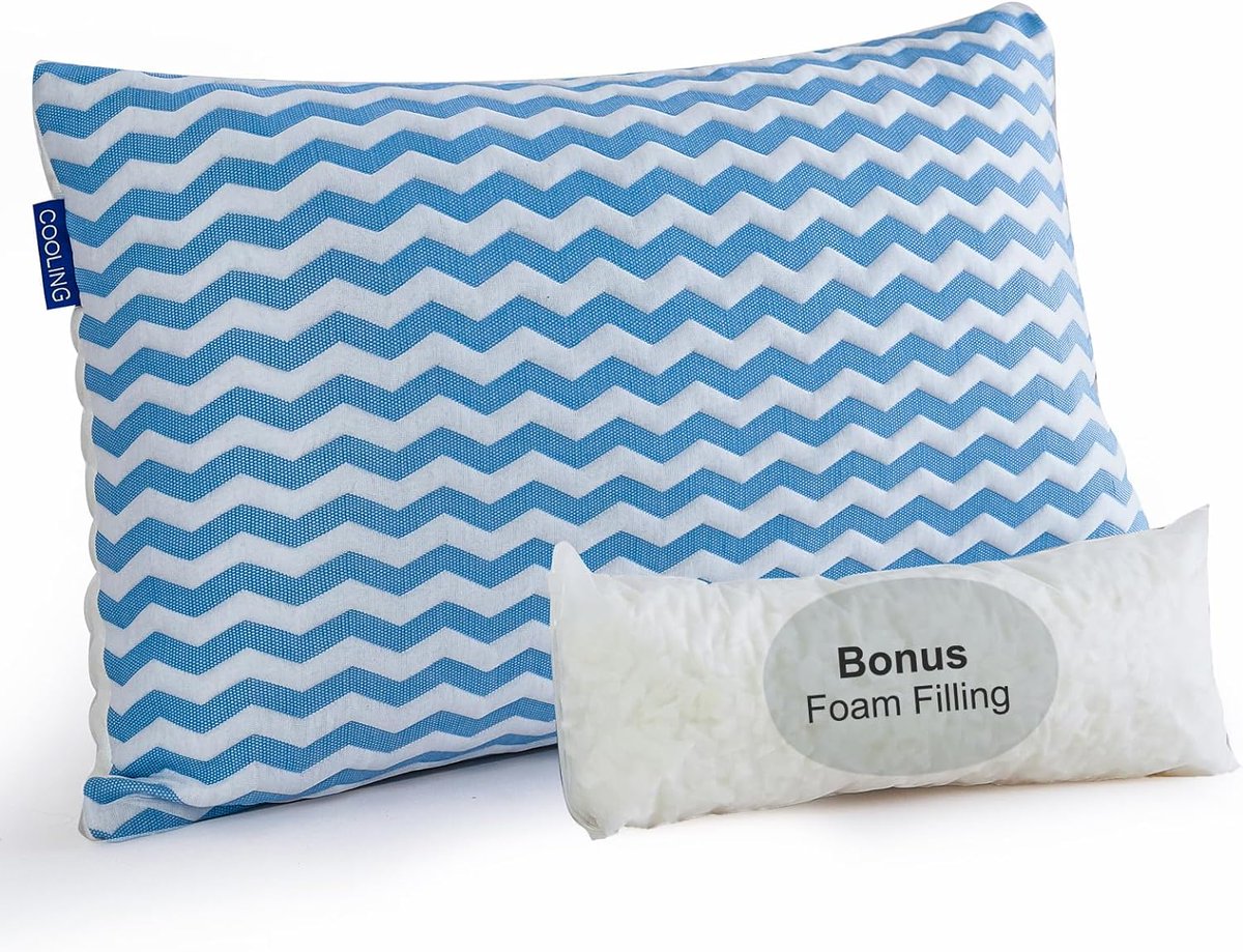StealsBySwell's tweet photo. Shredded Memory Foam Cooling King Pillow for $20.99 - 40% off!!

https://t.co/GjurshwgGw https://t.co/BG5fDUYaLm