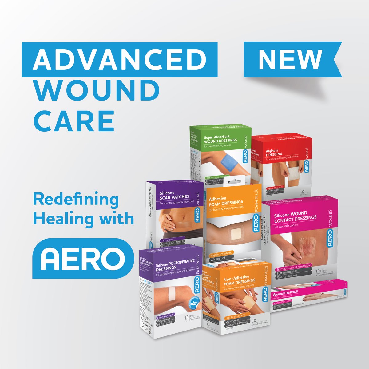 AusMedSolutions's tweet photo. A Modern Approach To Advanced Wound Care! 🩹

This extensive wound care range seamlessly integrates expert care and innovative wound care solutions, to redefine the standards of wound care.

Only at Australian Medical Solutions, purchase yours now! https://t.co/AMTPog7osH https://t.co/apvLfuBdQ9
