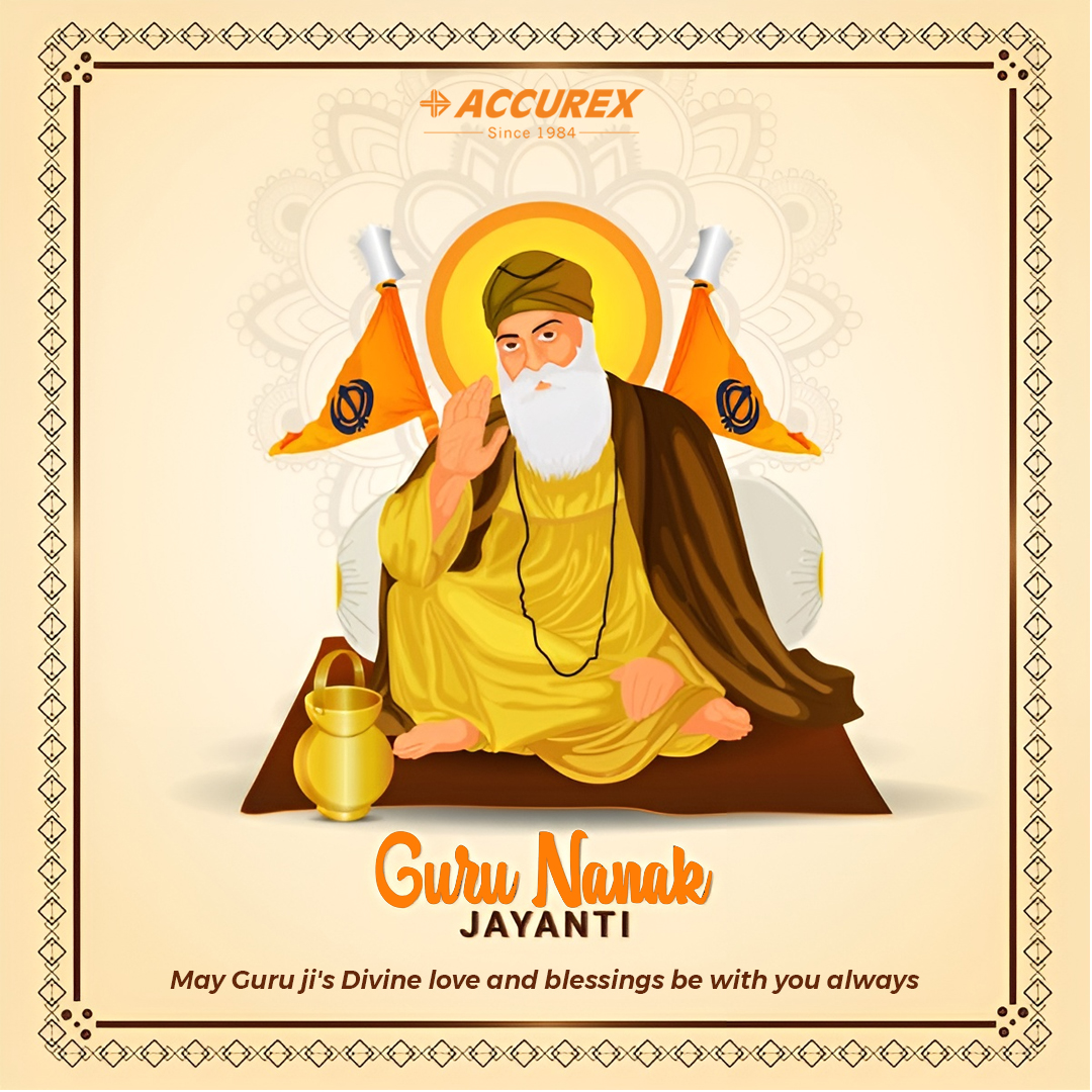 AccurexB's tweet photo. On Guru Nanak Jayanti, let us remember his teachings of unity, compassion, and selfless service. 🌼🕊️ #Sikhism #GuruNanak https://t.co/X8xClsZUl6
