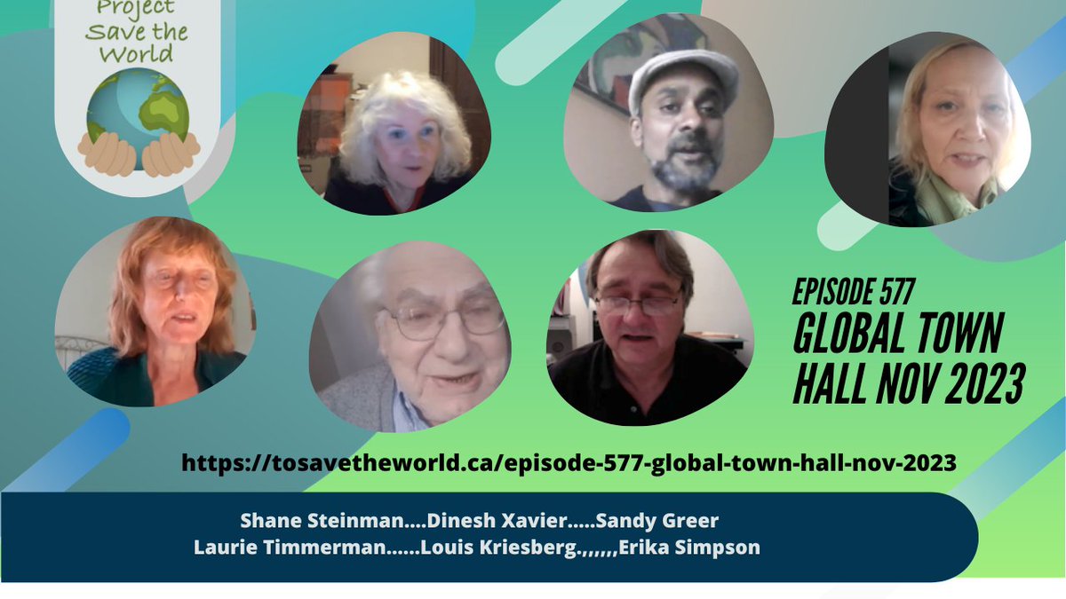 MettaSpencer's tweet photo. EPISODE 577 GLOBAL TOWN HALL NOV 2023

The war in Gaza is going on so we talked most about it. Shane Steinman, Alan Haber, Paul Werbos all want a solution that does not involve exclusive sovereignty. For the video, audio podcast, transcript and comments: https://t.co/JhuuE4WpgQ. https://t.co/ar6igXCSpj