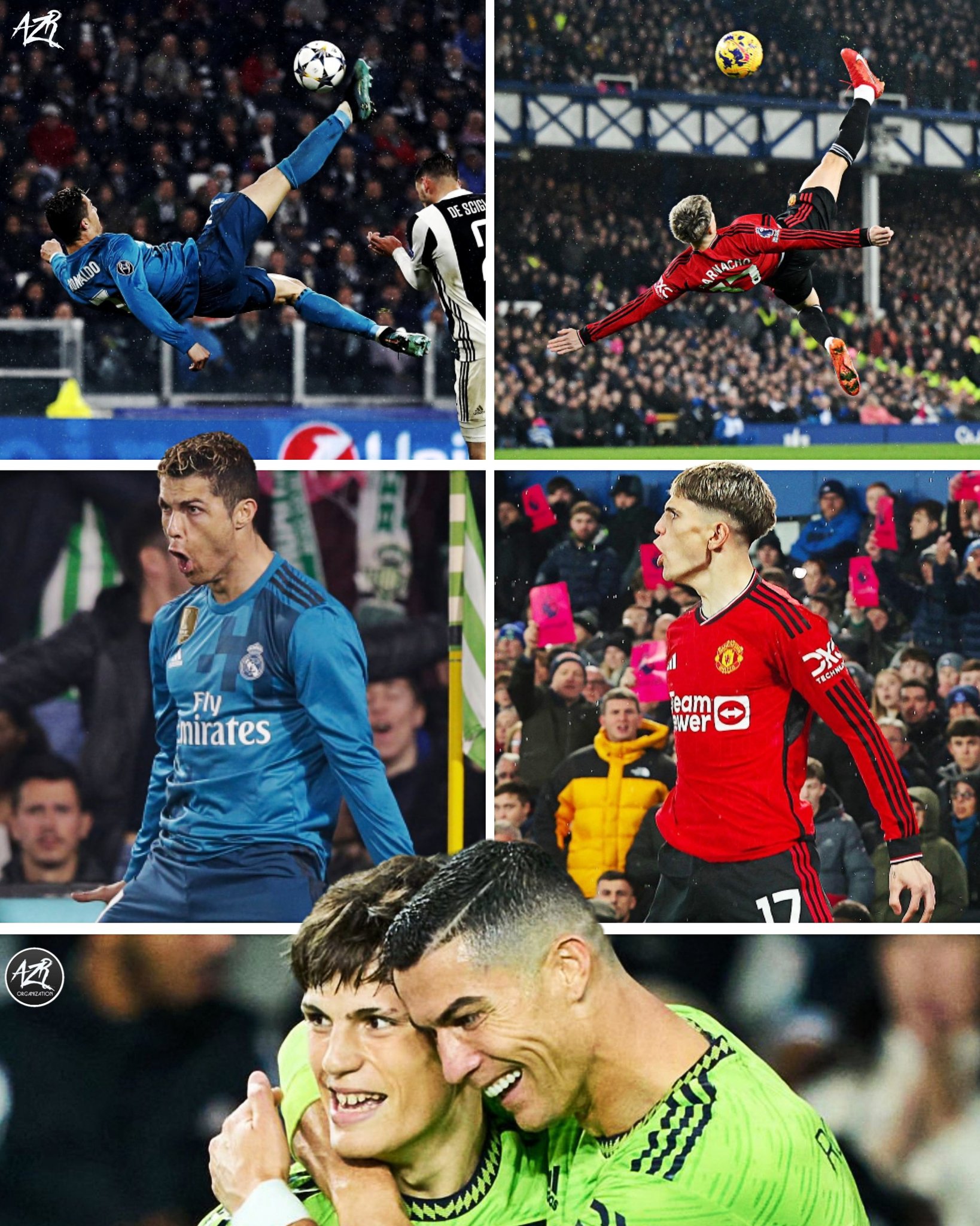 AZR on X: "🚨 ALEJANDRO GARNACHO HAS SCORED ONE OF THE GREATEST GOALS OF  THE PREMIER LEAGUE HISTORY! 🤯🤯⚽👌🔥 JUST LIKE HIS IDOLO - CR7, GARNACHO  HIT A BEAUTY BICYCLE KICK AND