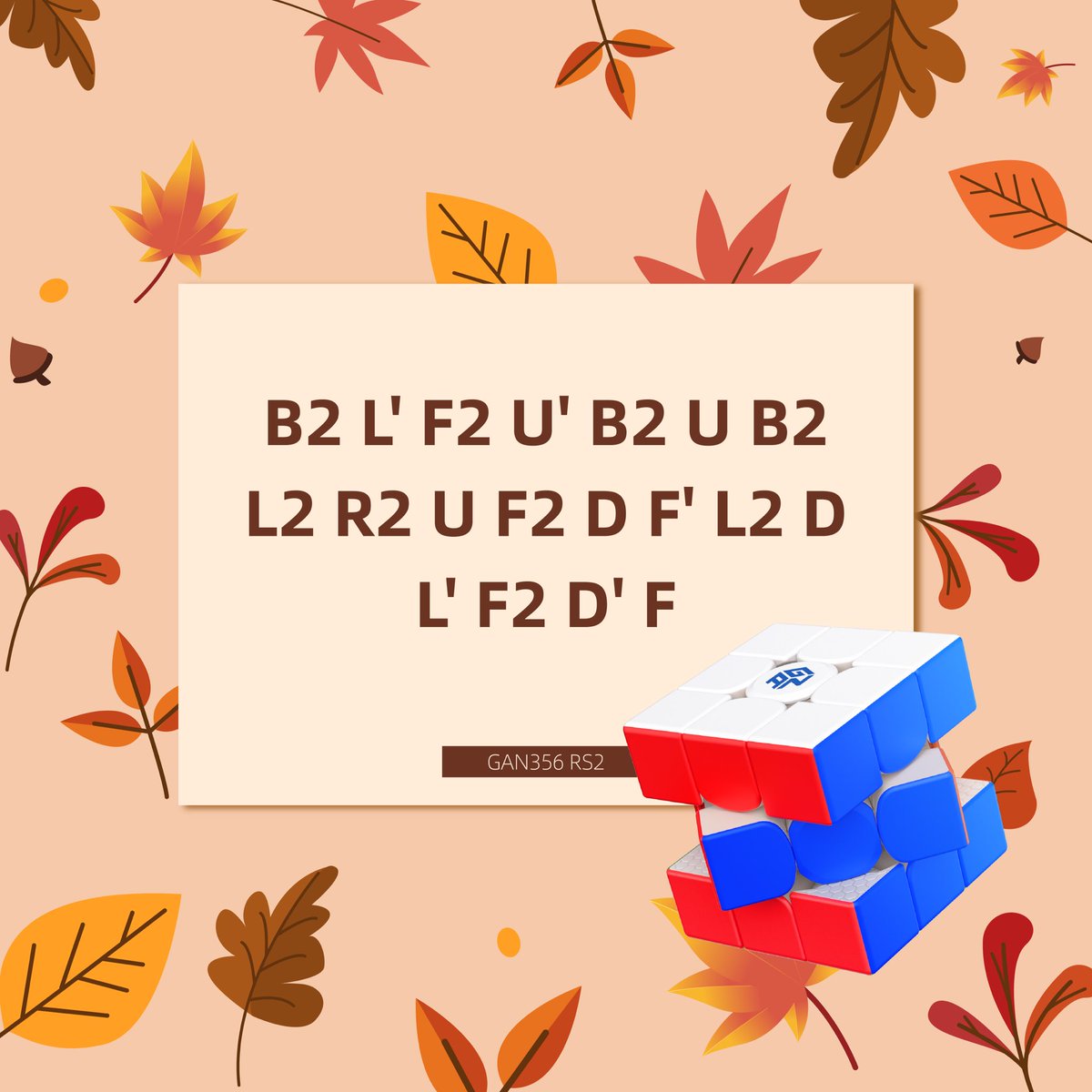 gancube's tweet photo. Start a new week with Monday's Exercise 

Do you have any training plans for December? 

As for the lucky winners of last week's #ThanksAlgs Giveaways 🍁 are...

#GANCUBE #GANCUBESHOP #GANSpeedcube #GAN356 #GAN356Maglev #GAN356RS2 #GAN356ME #CubingNewAge #speedcube #giveaway https://t.co/QlcDk9gHYf