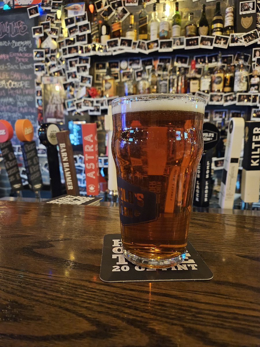 Our newest release, Astra Amber Lager, is on tap at the South Osbourne <a href="/Leopoldstavern/">Leopold's Tavern</a> in Winnipeg, and it's mighty tasty.

Crisp and fairly dry with hints of toasty caramel at 5% ABV, it's the winter version of crushable.