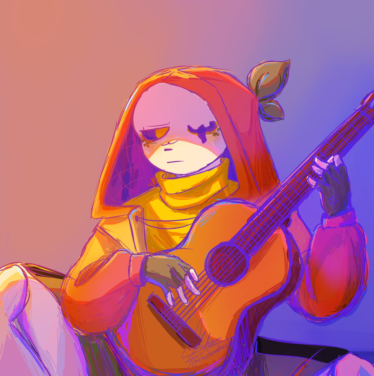 Chichemdraws's tweet photo. A Mango le gusta tocar la guitarra a veces, aunque no es muy bueno con eso :]
#utmv #mangosans https://t.co/7cCGchHpTy
