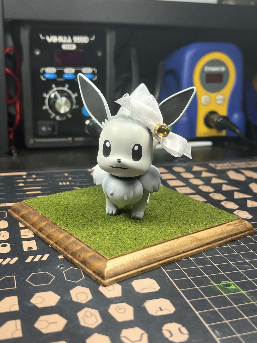 KalOtaku's tweet photo. Part Final - Pokemon Model Eevee ver. Shiny 
#plamo #plamodel #pokémon #pokemonmodelkit #pokemonmodel #bandainamco #bandai https://t.co/TicrfC8koU