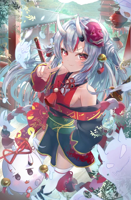 どや余#百鬼絵巻 #百鬼あやめ #Hololive 