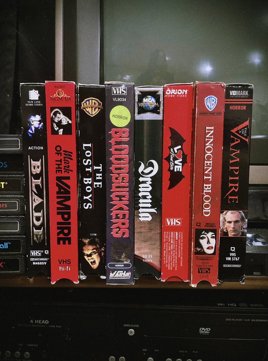 madi_danger's tweet photo. Vampire VHS to end the weekend 🩸🩸🩸 https://t.co/tlfD4OIEWc