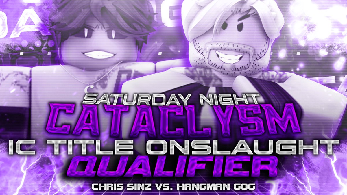 CATACLYSM // DECEMBER 2ND, 2023

IC TITLE ONSLAUGHT QUALIFIER!

To see who will be FIRST to qualify in the IC ONSLAUGHT matchup at #OPRWinterBash, 2 HUGE matches will go down!

- @EmperorRollins takes on @StretchyyyBoyy 

- @D00K_Z VS. @gog_real 

WHO WILL ADVANCE?!

#OPRW2023