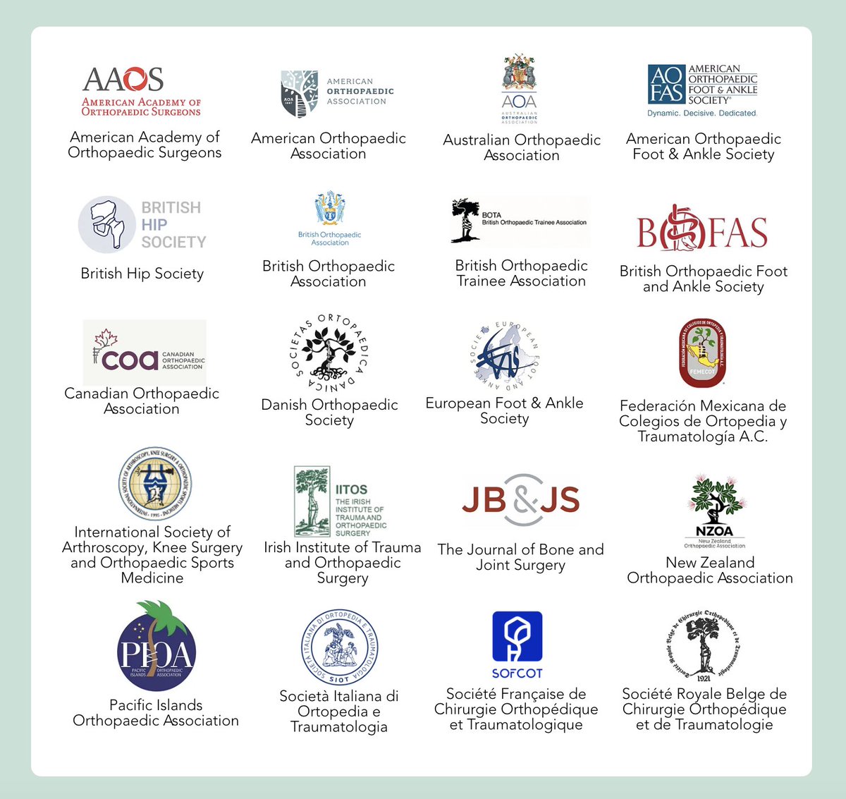 IODA is thrilled to celebrate our IODA Charter signatories! These organisations believe that a commitment to diversity, inclusion and belonging is essential to reflect the society that we serve today. Join IODA as a Charter signatory via: orthopaedicdiversity.org/ioda-charter #orthotwitter