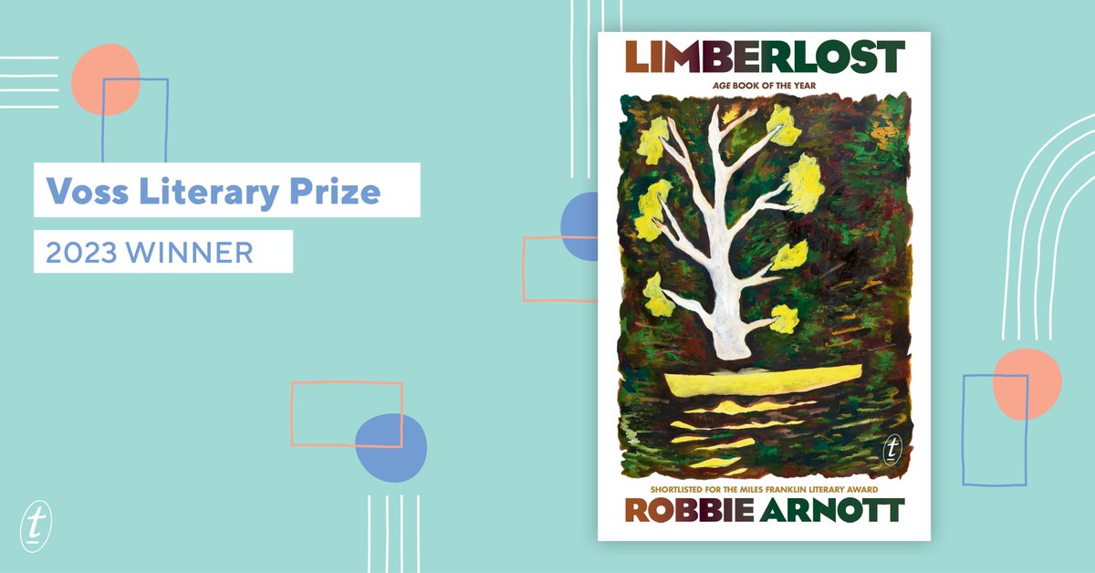 text_publishing's tweet photo. LIMBERLOST by Robbie Arnott is the winner of the 2023 Voss Literary Prize!

This award is for best novel of the previous year, dedicated to the memory of historian and lover of literature, Vivian Robert de Vaux Voss.

Congratulations, Robbie!🥳🏅

#VossLiteraryPrize #Limberlost https://t.co/5EflT6liGG