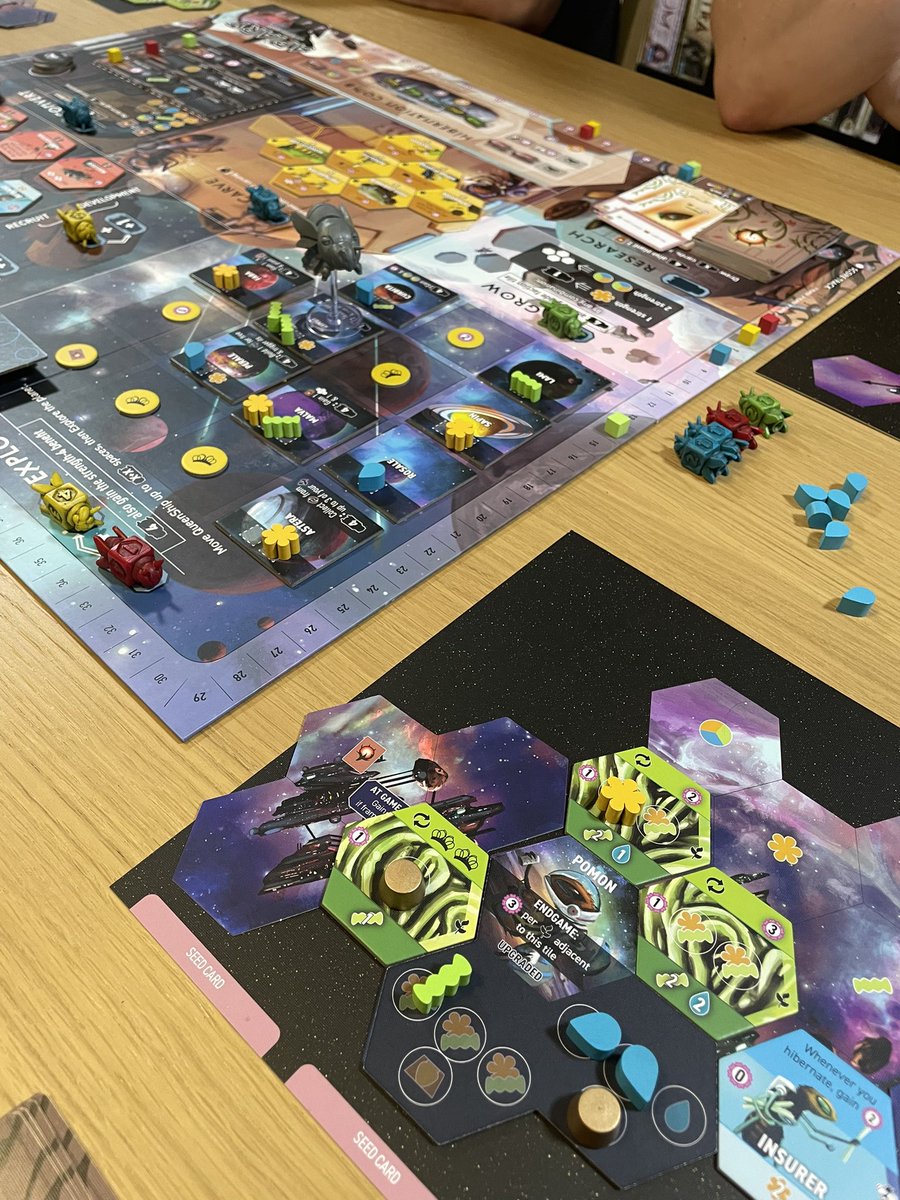 Played Apiary on our regular Thursday night game.  It’s ok. Too many unnecessary bits added to the game play.  Would play to explore the game more but not likely to ask for it. #thursdaygaming