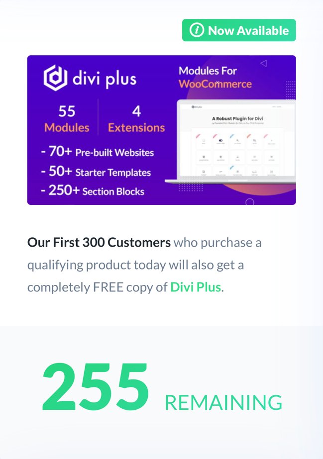 DiviExtended's tweet photo. Claim your FREE copy of Divi Plus!

Hurry! Participate the Elegant Themes Cyber Monday Sale and get a FREE copy of Divi Plus. 

Time is running out ⏱️

https://t.co/XKlSHjPO9m

Don't wait, secure yours before it's gone! ⏳💻

#BFCM #DiviTheme #CyberMondaySale #Woo #WooCommerce @elegantthemes @helloelicus