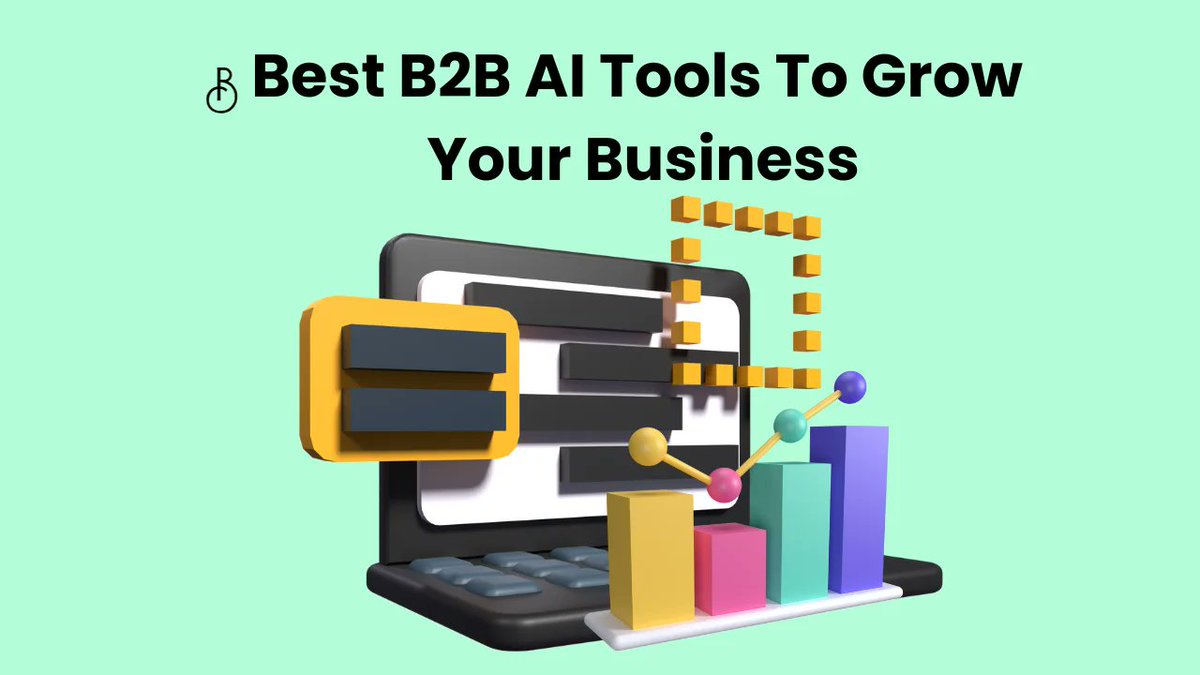 techwizw's tweet photo. Best 8 B2B AI Tools To Grow Your Business In 2023
Visit at: https://t.co/EV3VV6WHNt
#B2Baitools #b #business #marketing #c #ecommerce #bmarketing #digitalmarketing #entrepreneur #sales #technology #branding #tech #wholesale #smallbusiness #bsales #fashion #startup #design https://t.co/7hoKK2A0GK