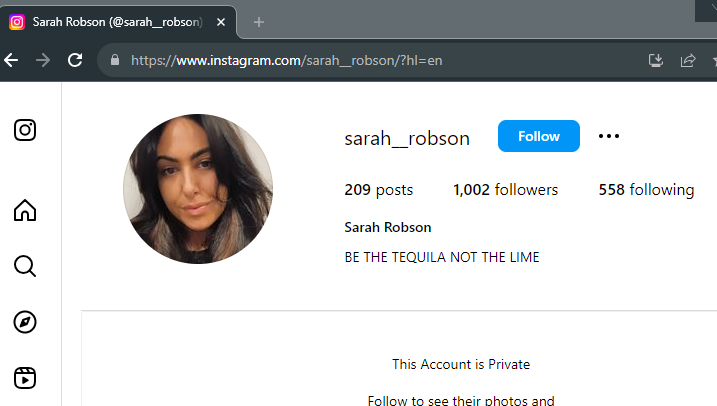 I have... so many questions.
Is Eduards catfishing as an IG tech influencer with... 115K followers?
The first account she follows is Eduards. 

The photos go back to late 2019... and the account might also follow the real woman in the photos?