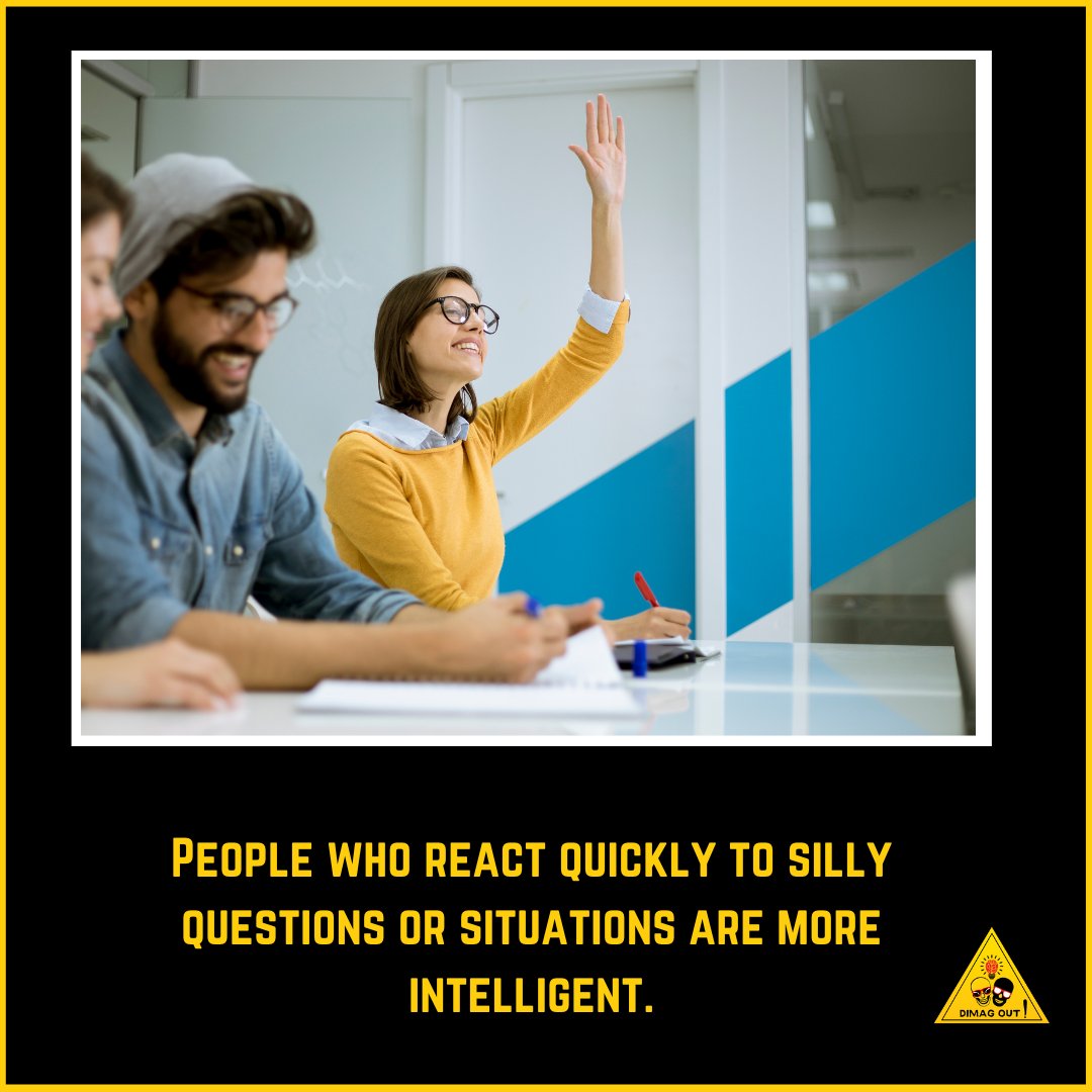 dimag_out's tweet photo. People who react quickly to silly questions or situations are more intelligent.
.
.
.
.
.
#silliquestion #people #facts #amazingfacts #weird #weirdfacts #dimagout😝 https://t.co/TxUSG8X6Dh