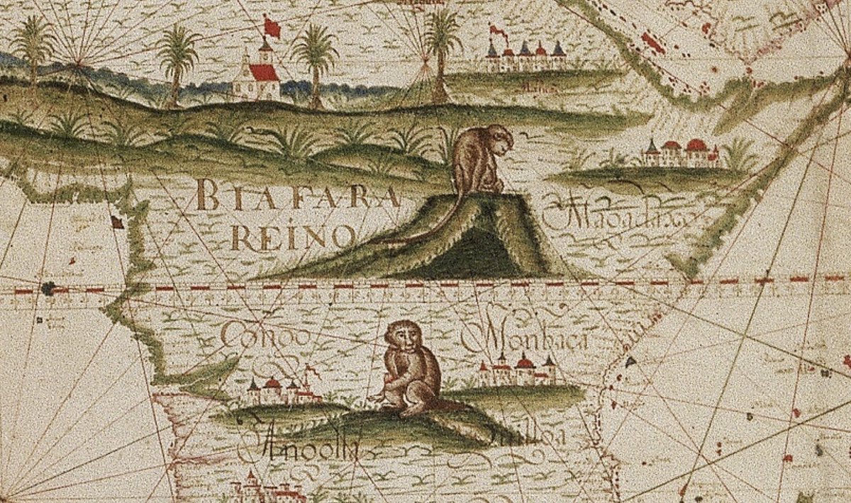 statelibrarynsw's tweet photo. The closer you look, the more you see! Elephants, monkeys, deer and sea monsters spotted on a 1706 world map by Joseph Da Costa E Miranda. #MappyMonday #MapMonsterMonday

Here's a video on how we digitised this map: https://t.co/Qncm2UggPb https://t.co/YMUdkOZ5kv
