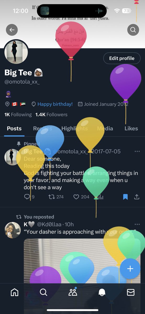 omotola_xx_'s tweet photo. Got balloons today 🥹🎈🎈Happy Birthday to me, and Allhamdullilah for a new age ❤️ https://t.co/mwBB1cnxXT