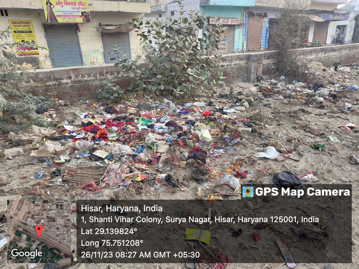SATYENDERRAO's tweet photo. @SwachhBharatGov @cmohry @mlkhattar जी, सूर्य नगर हिसार से हफ्तों तक कूड़े का उठान नहीं होता और ऐसे में कूड़ा इकठ्ठा करके आग लगाई जाती है...तिल तिल मरने को मजबूर बच्चे, बूढ़े, जवान... संबंधित ASI कभी भी  फील्ड में नजर नहीं आते @swachhbharat @Dchautala @CPCB_OFFICIAL https://t.co/D2CHOIwdW3
