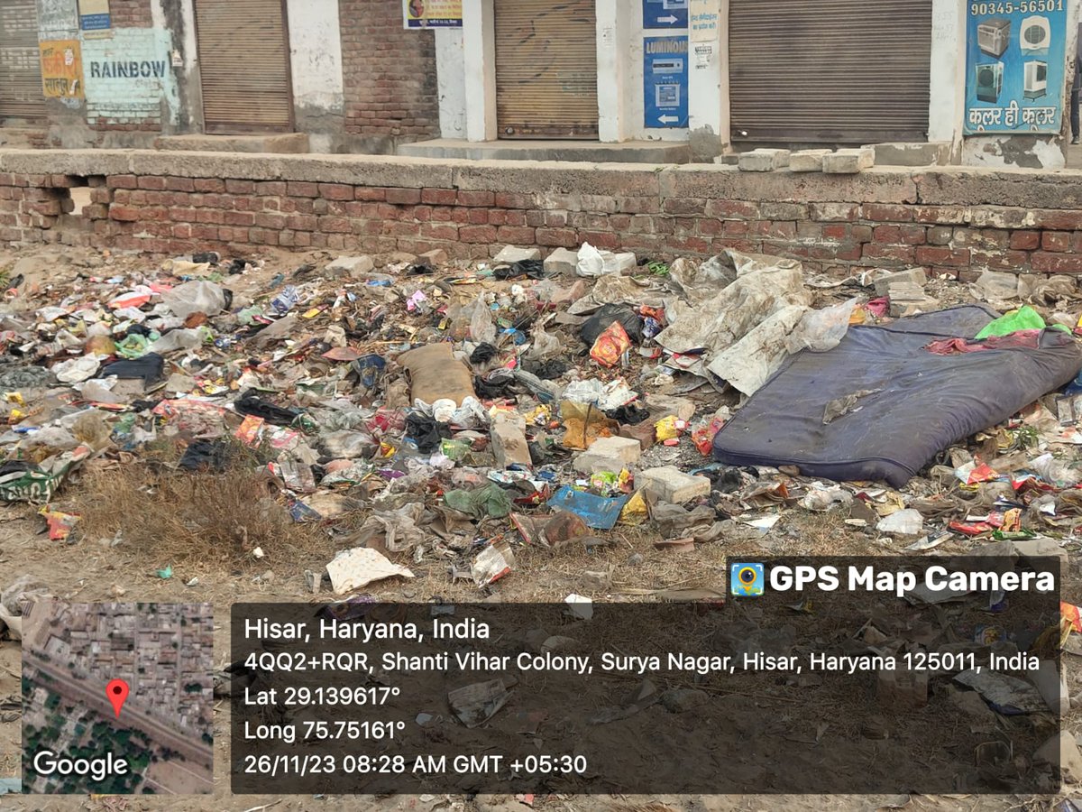 SATYENDERRAO's tweet photo. @SwachhBharatGov @cmohry @mlkhattar जी, सूर्य नगर हिसार से हफ्तों तक कूड़े का उठान नहीं होता और ऐसे में कूड़ा इकठ्ठा करके आग लगाई जाती है...तिल तिल मरने को मजबूर बच्चे, बूढ़े, जवान... संबंधित ASI कभी भी  फील्ड में नजर नहीं आते @swachhbharat @Dchautala @CPCB_OFFICIAL https://t.co/D2CHOIwdW3
