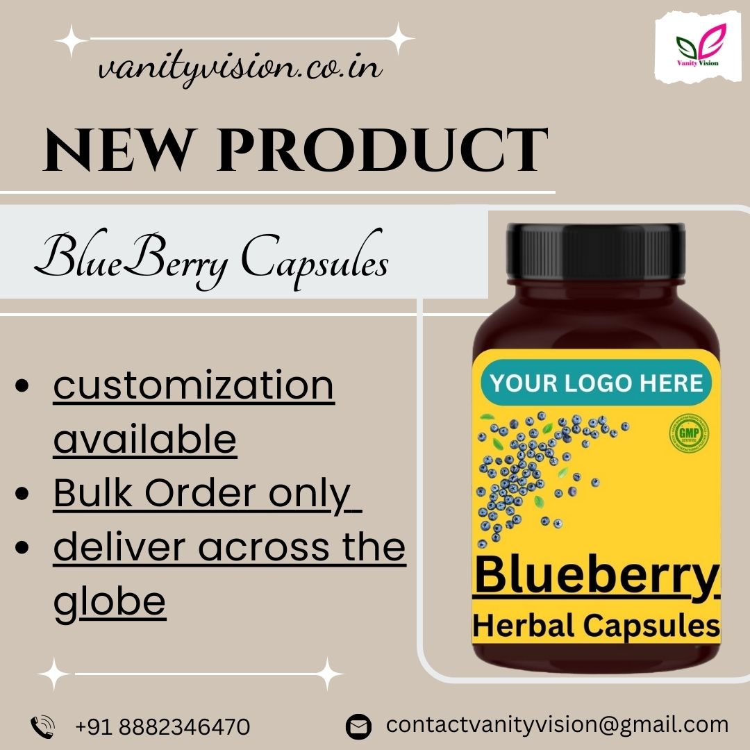 VisionVanity's tweet photo. Nourish your body with the goodness of nature with BlueBerry herbal Capsules!" #BlueBerryHerbalCapsules #capsules #vanityvisio #herbalcapsules #faridabad #blueberrybenefits #wellnesssupplement #healthylifestyle #naturesremedy #herbalwellness #plantbasedwellness #blueberrypower https://t.co/cHuzIrqjRr