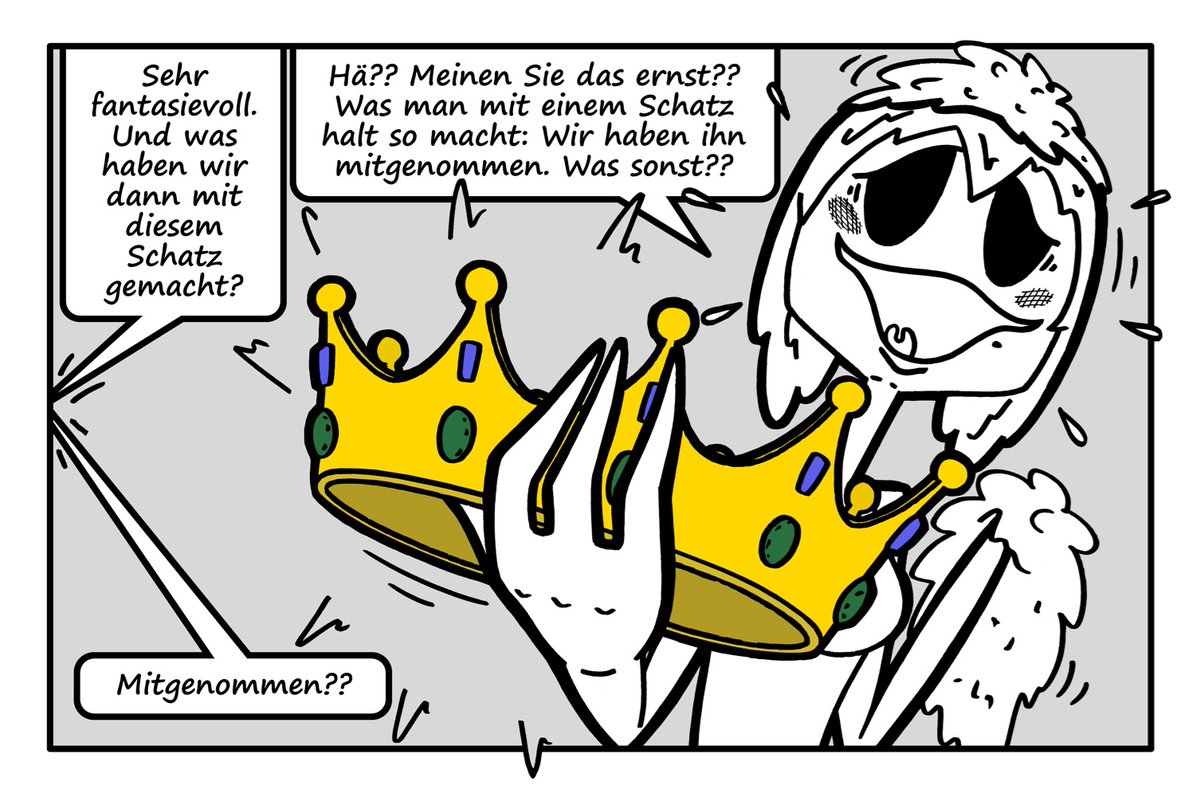 onlinecomics's tweet photo. Neuer #Comic: 

Traumduell (Teil 1)  

Hurra, eine Fortsetzung! Die #Schatzsuche vom Inktober bleibt natürlich nicht ohne Folgen; obwohl sie nur im Traum stattgefunden hat.  

!B #Comics #Webcomic #Webcomics #Comicstrip #Comicstrips #Humor #Schatz https://t.co/gH7kxKEipr