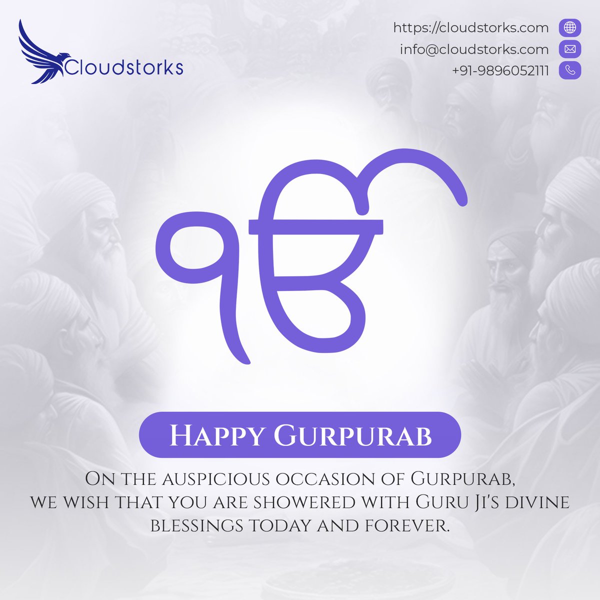 cloudstorks's tweet photo. As we celebrate Guru Nanak Dev Ji's birthday, let's strive to live by his teachings and spread the message of peace and unity. Happy Gurpurab!

#gurupurab #GuruNanakDevji #cloudstorks https://t.co/Ebtqm63aBL