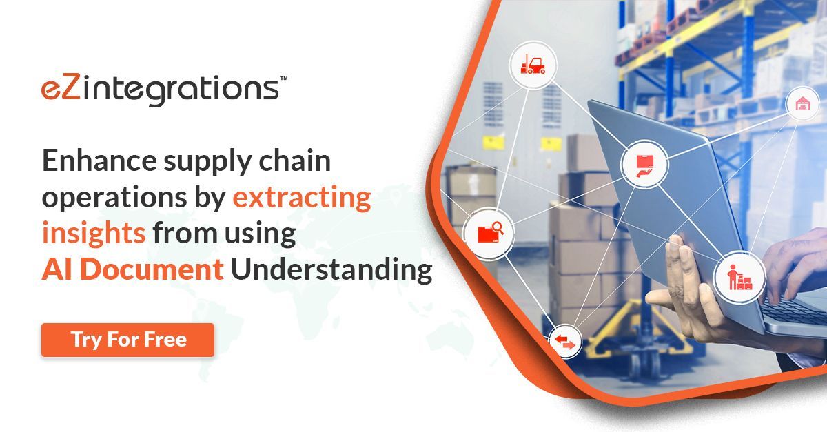 bizdatainc's tweet photo. Logistics pros, say goodbye to paperwork hassles. eZintegrations AI document understanding can streamline order processing and shipping documentation.
Try for FREE: https://t.co/49UzyDuLrs 
#AIDocumentUnderstanding #pdfdata #DataExtraction #AI #DataTransformation #Document https://t.co/sLkxxCInFY