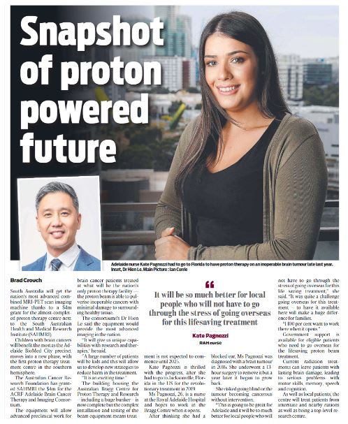 "The consortium's Dr Hien Le said the equipment would provide the most advanced imaging in the nation." 

Read me 📰ow.ly/YnCW50Qbnei

Full article 🔗ow.ly/qXck50Qbnej

<a href="/Cancer_Research/">Australian Cancer Research Foundation</a>

#proton #protontherapy #bragg