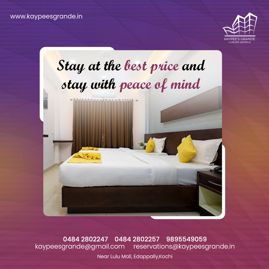 KaypeesG's tweet photo. Experience a stay that goes beyond the ordinary, offering you not just a place to rest but a haven of tranquility
https://t.co/UZd2UUqU6A
For Reservations: 0484 2802247, 0484 2802257,

#kaypeesgrandehotel #kaypeesgrande #hospitality #hospitalityindustry #luxuryliving #functions https://t.co/3a3BJs66Mt