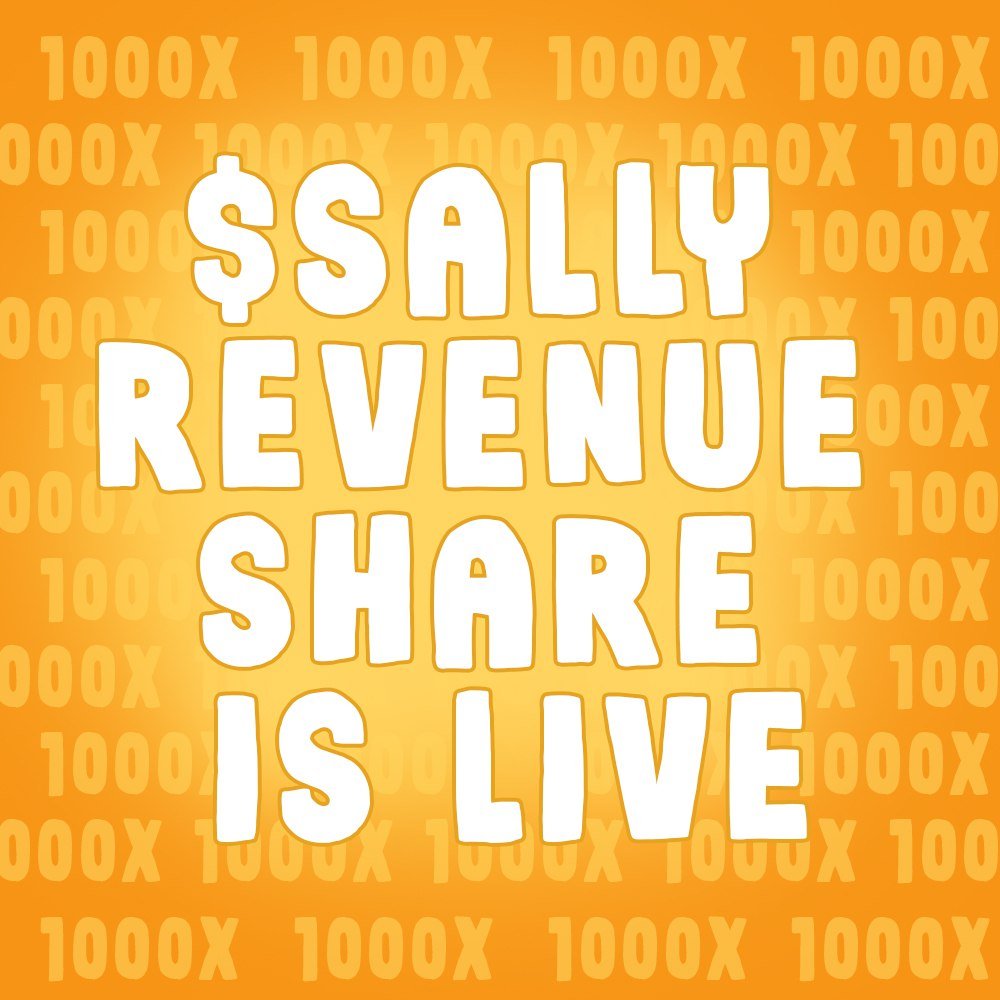 piinkpaIace's tweet photo. We are thrilled to announce that $SALLY revenue share is LIVE. 

Claim here: https://t.co/gg3aoU34df https://t.co/ZACXIaTmPe