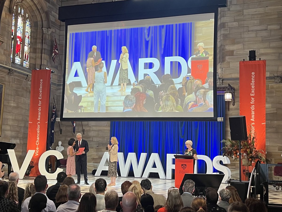 The fabulous Rupal Ismin receiving the 2023 USyd Vice Chancellor’s Partnering with Impact Award for her wonderful work building the Sydney Knowledge Hub. ⁦@sydknowledgehub⁩ ⁦@rupsicles⁩ #leadershipforgood