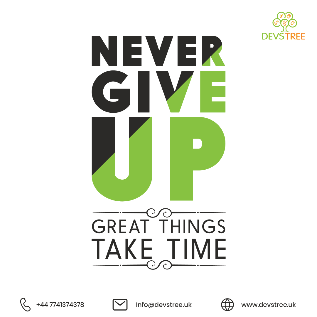 DevstreeUK's tweet photo. Monday challenge accepted! Remember, never give up on your dreams. Great things take time, but the journey is part of the success. #MondayVibes
#MondayMagic #NeverGiveUp #MondayMotivation #hiremobileappdevelopers #mobileappdevelopmentcompany #itcompany #devstreeuk #uk #devtreeuk https://t.co/p33DJN4VSj