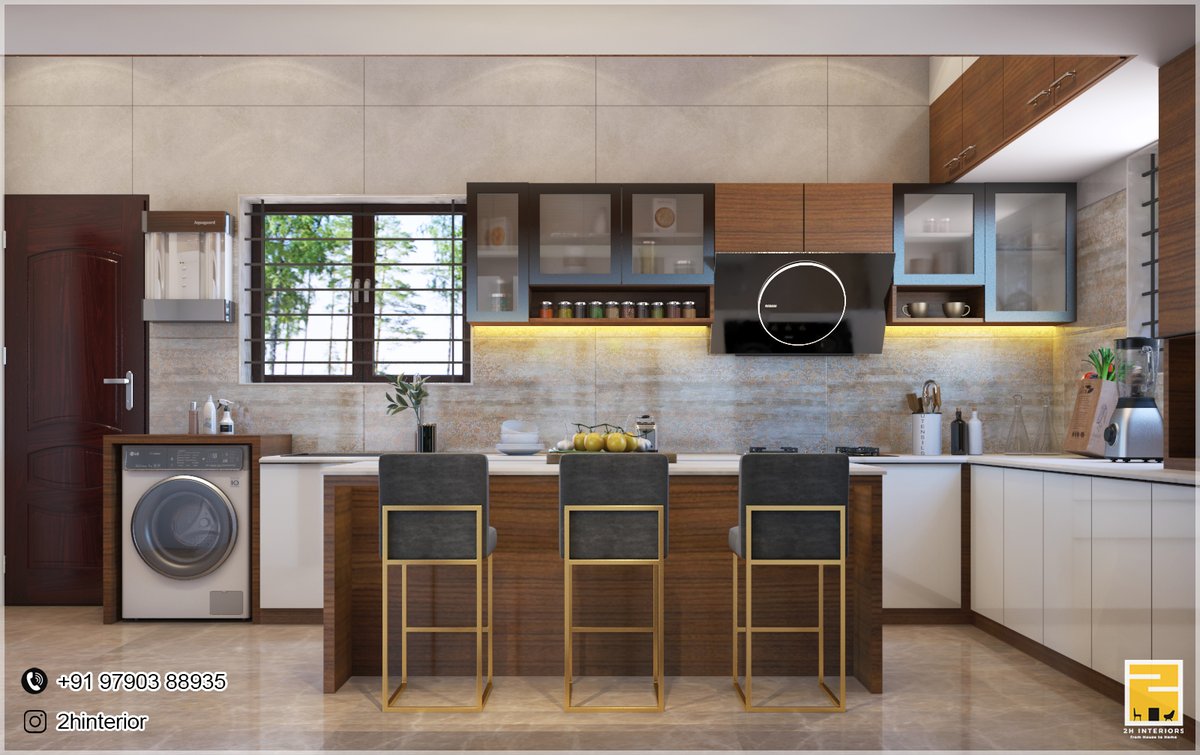 2hinteriors's tweet photo. The heart of a home, an island kitchen that blends functionality with style seamlessly. 🍴✨

#ModularKitchen #KitchenDesign #FunctionalSpaces #ModernLiving #KitchenGoals #InteriorInspiration #ContemporaryHome #SleekDesign #SmartKitchen #HomeDecor https://t.co/qGODHsfMQl