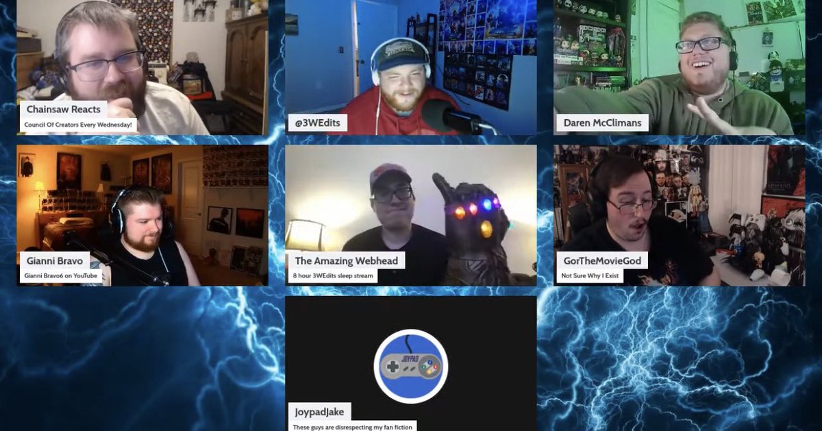 How my last day of Thanksgiving break went..lol
Was on a fun stream but out of context I’m looking like I’m gonna snap XD 
<a href="/ChainsawReacts/">Chainsaw Reacts</a> @Daren_Mcclimans <a href="/GorTheMovieGod/">YourBoyGor</a> <a href="/joypadjake/">JoypadJake</a> @Official3WP