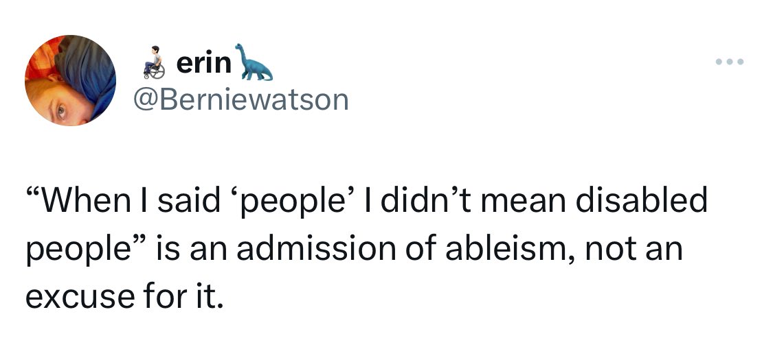 🧑🏻‍🦽erin🦕 (@berniewatson) on Twitter photo 