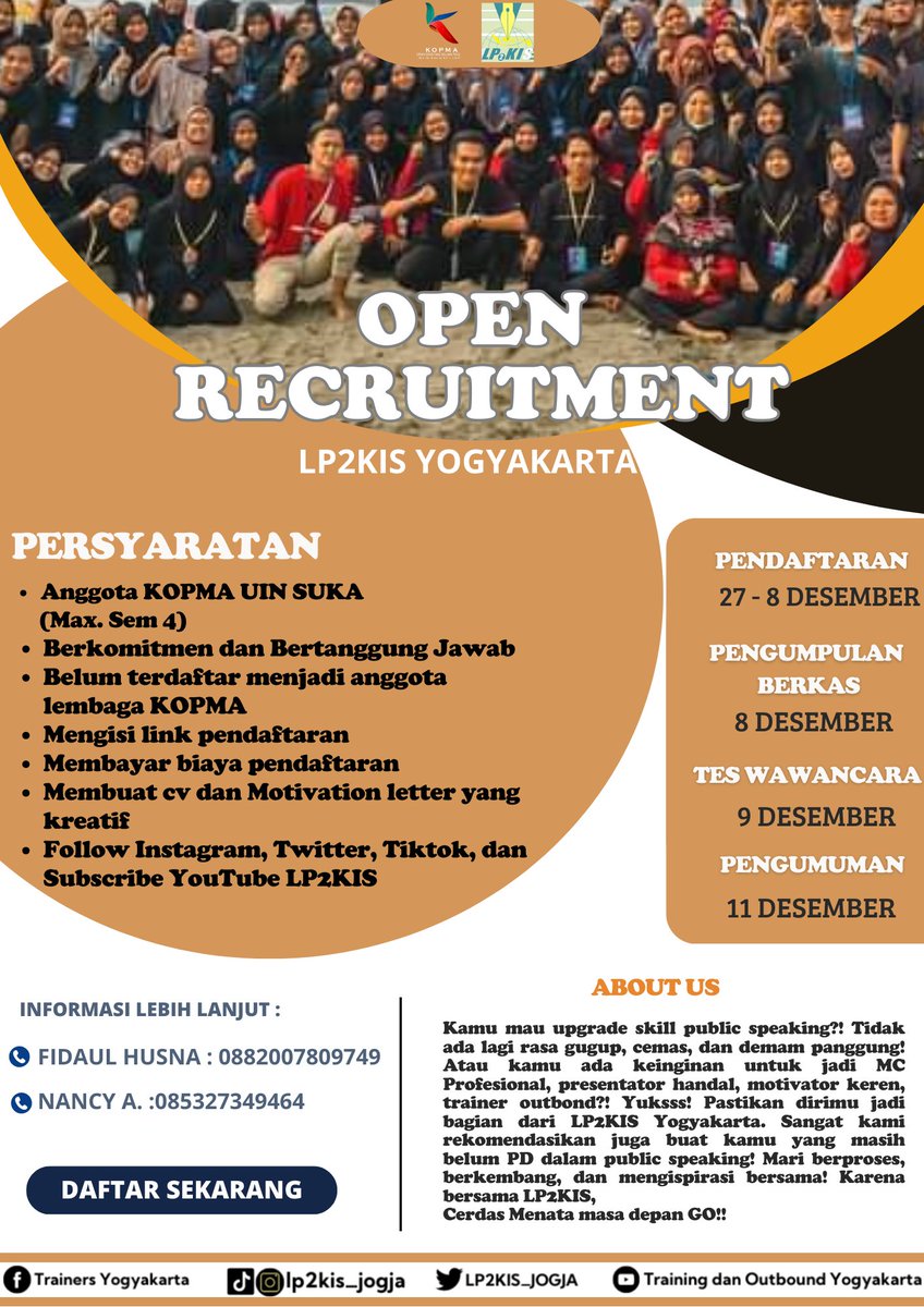 LP2KIS_JOGJA's tweet photo. https://t.co/8izgdlFabM https://t.co/M3ZH319lvV
