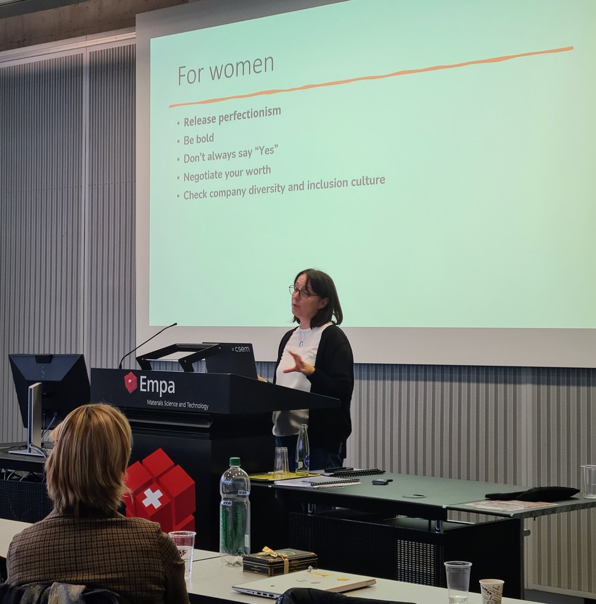 Postdocs_Empa40's tweet image. The Career Day @Empa_CH was a resounding success! Our four speakers shared their unique career journeys, providing valuable insights into life as scientists in academia and industry. #ScientificJourneys #CareerGrowth