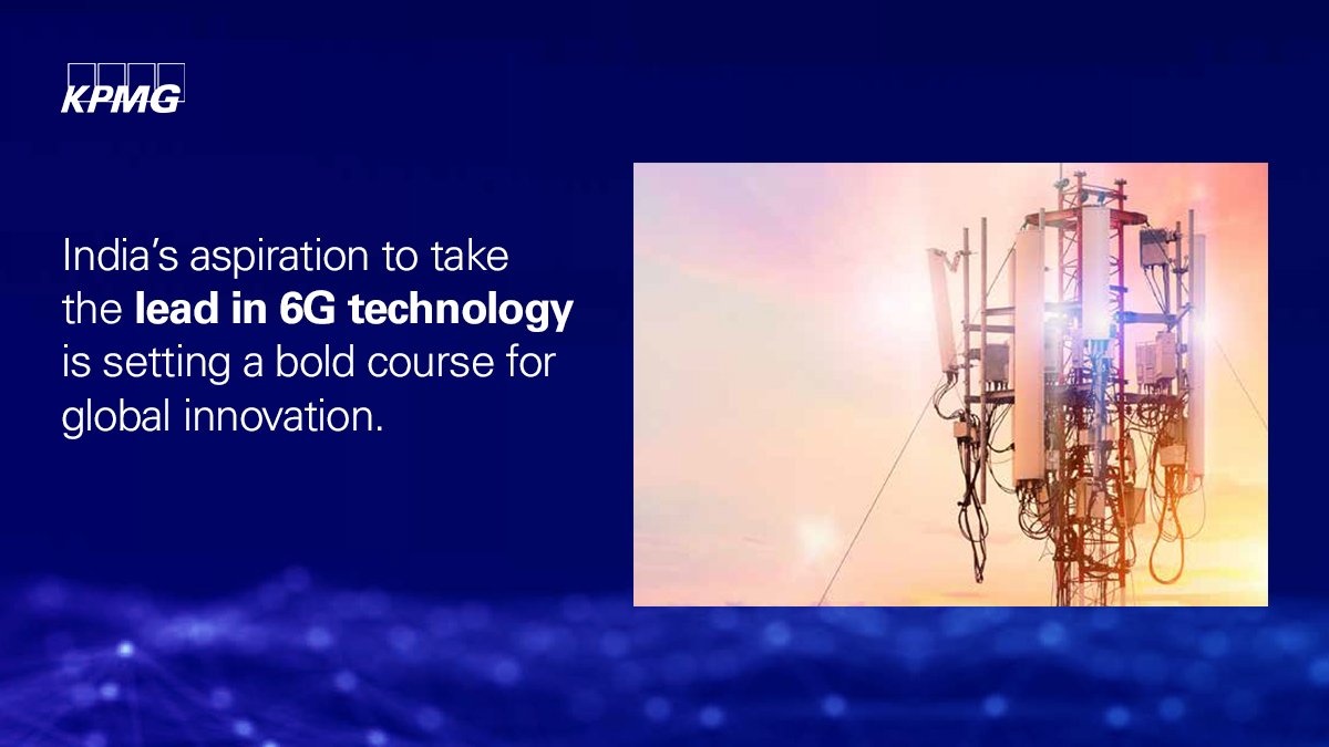 KPMGIndia's tweet photo. With over 200 patents on #6G technology, India is actively participating in #6Gdeployment, leveraging its tech-savvy population &amp; the need for high-speed and low-latency connectivity across industries. More insights in the @KPMGIndia - @exploreIMC report https://t.co/0Pxk9cSLrs https://t.co/Mcr7d5AIrd