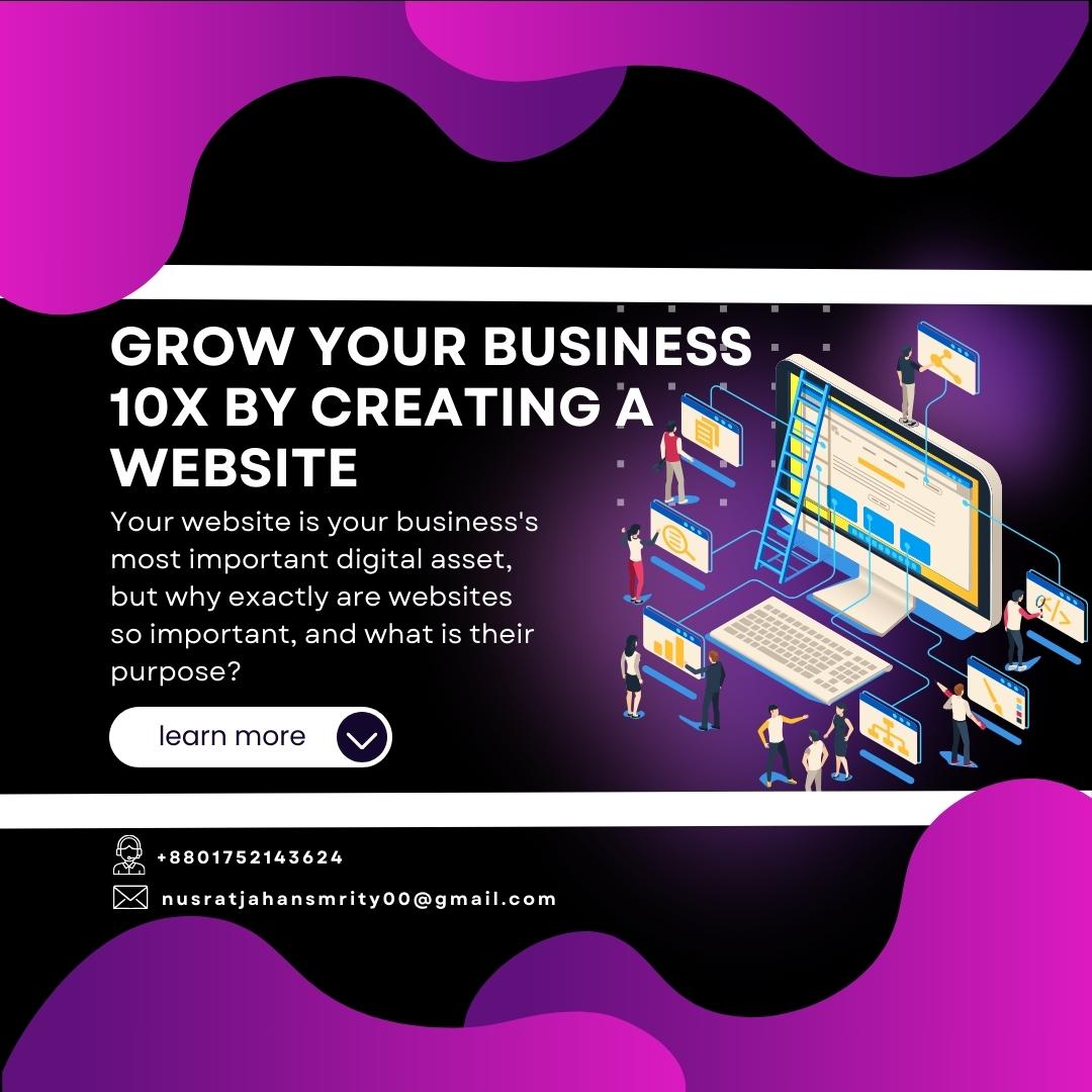 I just published Your website is your business’s most important digital asset, but why exactly are websites so… link.medium.com/EXeC11jN3Eb

Contact Me:
------------
📞 WhatsApp: +8801752143624
✉️ Email: nusratjahansmrity00@gmail.com

#websitedesign #AndTrump #BIBI #Notion #business