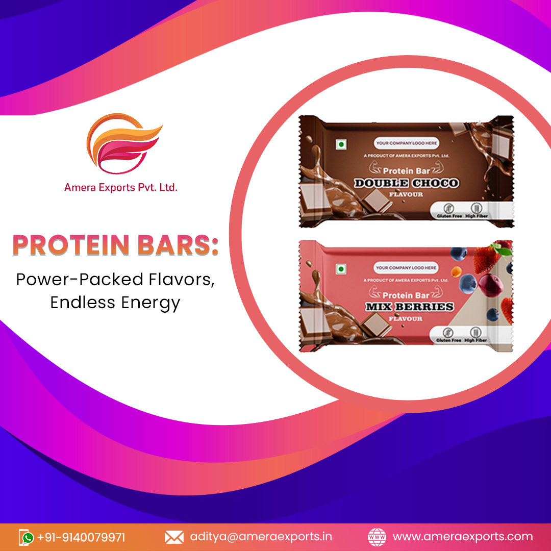 TheAmeraGroup's tweet photo. Elevate your snack game with our Collagen-Infused Protein Bar. Leaders in Third-Party Manufacturing, we bring excellence to diverse industries.

visit - https://t.co/TlWmxNUmb8

#ameraexports #proteinbar #DoubleChocoProteinBar #MixBerriesProteinBar #ProteinBarPrivateLabel https://t.co/jg5KyIvIeu