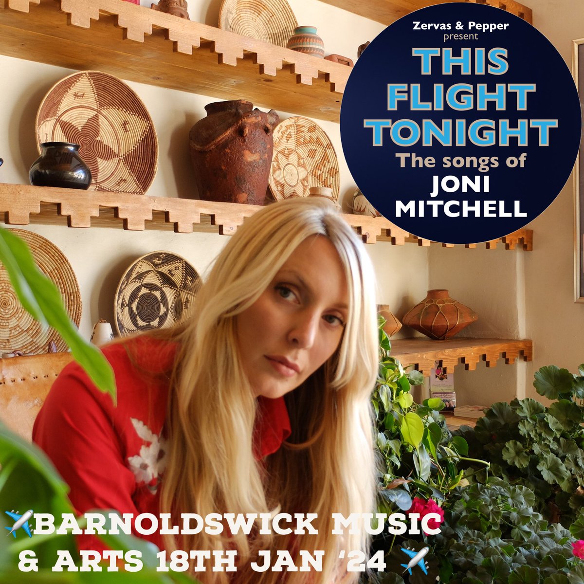 zervaspepper's tweet photo. Under 10 tix left for ‘This Flight Tonight-The Songs of Joni Mitchell’ Barnoldswick Music & Arts, Lancashire 18th Jan ‘24 https://t.co/kGvWWISRYg
#barnoldswick #jonimitchell #jonimitchelluk #jonimitchelltribute #zervaspepper https://t.co/yUM1tV9In6