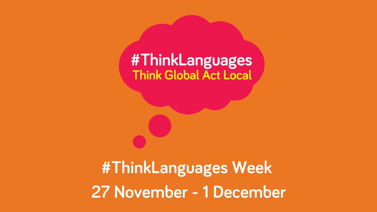 Best of luck to all the schools participating in #ThinkLanguages over the coming week. Be sure to keep us updated with how you celebrate languages and culture by tagging us and using the hashtag #ThinkLanguages