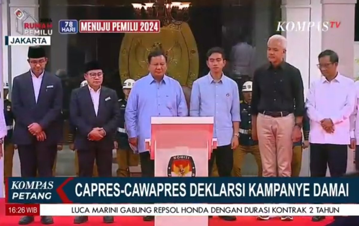 NcangBeni's tweet image. Kalau Dari Penampilan, Mana Yang Paling Serius dan Pantas Jadi Presiden - Wakil Presiden Indonesia 2024 - 2029 ?

Paslon No. 1 ( 🔃 ) Rituit
Paslon No. 2 ( ❤ ) Like
Paslon No. 3 ... 🤔 ( Komen aja )
