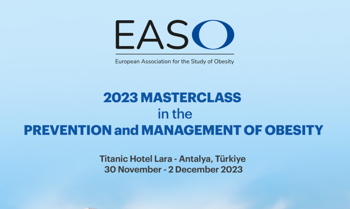 EASOobesity's tweet photo. Congratulations to HCPs and PCPs from across Europe who will attend the prestigious 2023 @EASOobesity Masterclass in Antalya, Türkiye 🇹🇷 30 Nov - 2 Dec.

https://t.co/Bu9SgMkijU

@RealSimonCarter
@klimkowa1
@kucukprenses
@drfae10
@artemissingg https://t.co/JH6qVWaoPk