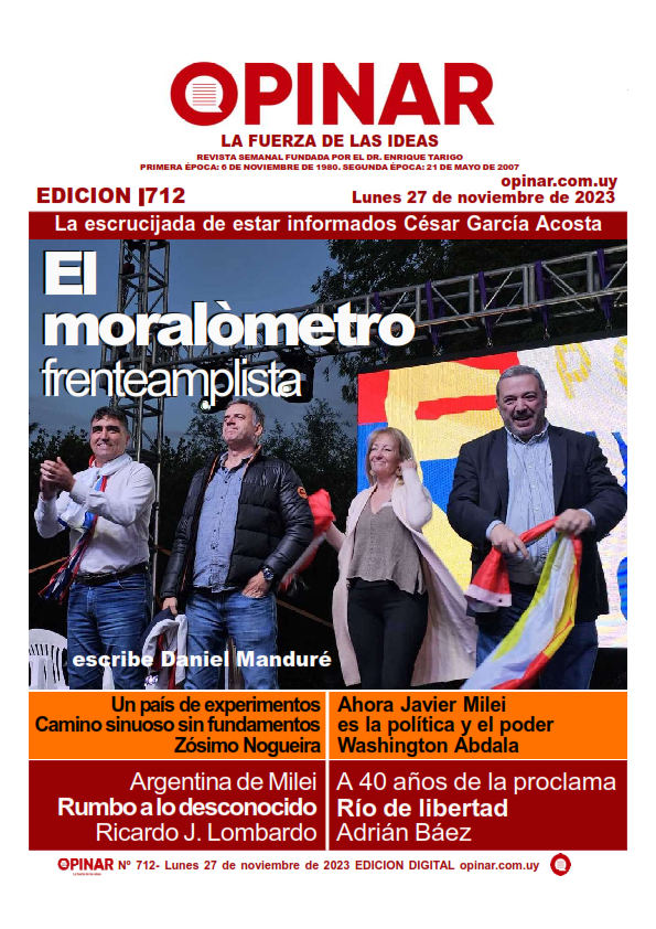 semanario Opinar edición 712 del 27/11/2023
opinar.com.uy/opinar-712.html