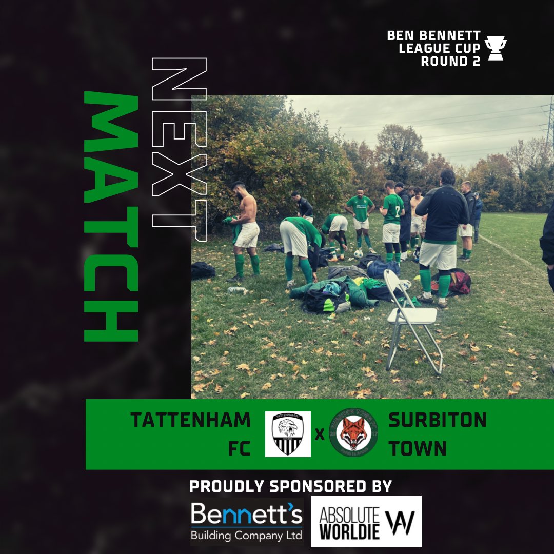 After a small blip in the road for the Surb, we look to get back to winning ways this Sunday with a cup clash away from home at <a href="/FcTattenham/">Tattenham Fc</a>
