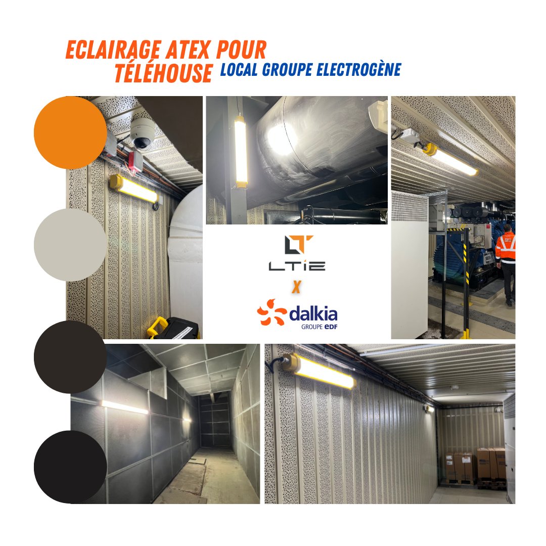 ltie_elec's tweet photo. Merci à @dalkia de nous avoir confié cette mission !

💡Intervention au local groupe électrogène.

Eclairage rafraichi ! Nous avons installés des ATEX pour un éclairage plus intense et plus moderne 👏

#eclairage #electrician #electricite #cablage #goodjob @FFB_YVELINES https://t.co/d7r3JQo1bY